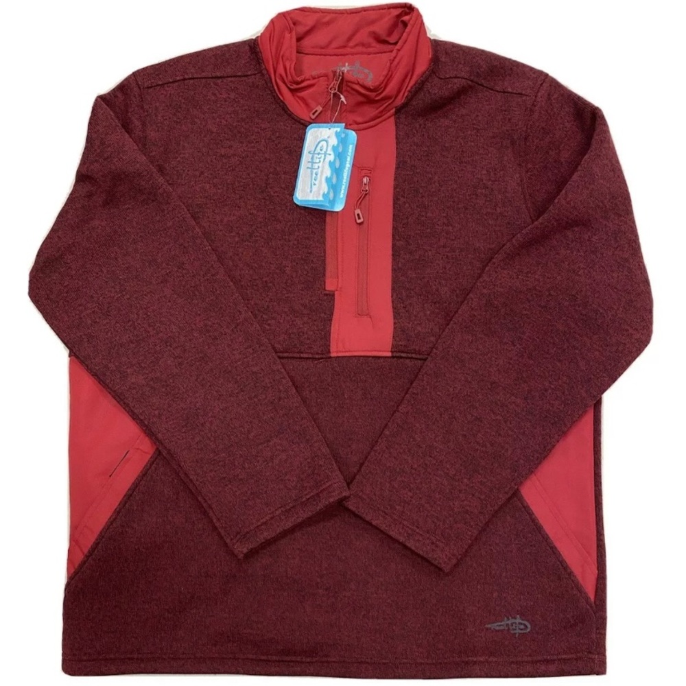 Reel Life Barrel Curl Quarter Zip Fleece XL